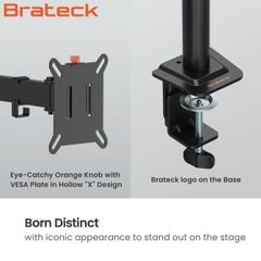 Giá treo màn hình văn phòng Brateck BT-AMA-B2 17-32inc ( Arm đôi )