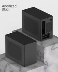 Vỏ máy tính ITX COOJ Z13 ( Black / Silver )