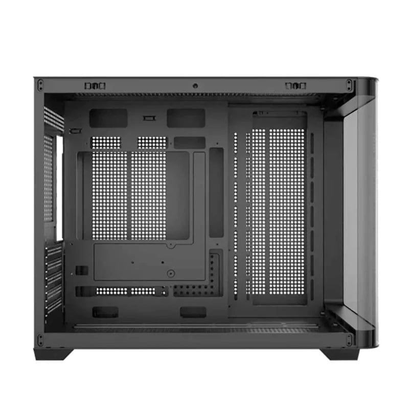 CASE LINKTECH SIREN M KÍNH CONG ĐEN  (Chưa kèm Fan) | M-ATX/ITX