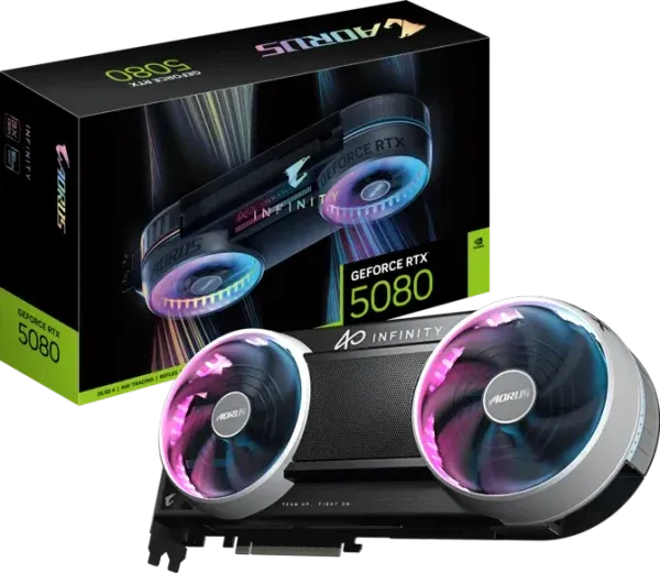 VGA Gigabyte GeForce RTX 5080 AORUS INFINITY 16GB GDDR
