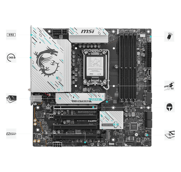 Mainboard MSI B860M GAMING PLUS WIFI DDR5