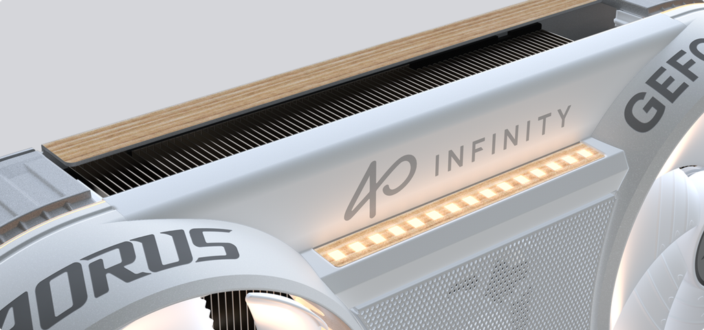 VGA Gigabyte RTX AORUS GeForce RTX™ 5080 INFINITY WOOD 16G White