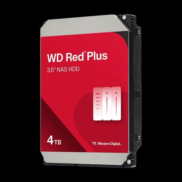 Ổ cứng HDD WD Red Plus 4TB 3.5 inch SATA III 128MB Cache 5400RPM ( WD40EFZZ )