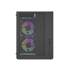 CASE MAGIC GM-02 CURVED (M-ATX)  Black / White