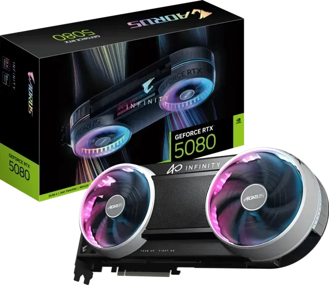 VGA Gigabyte GeForce RTX 5080 AORUS INFINITY 16GB GDDR