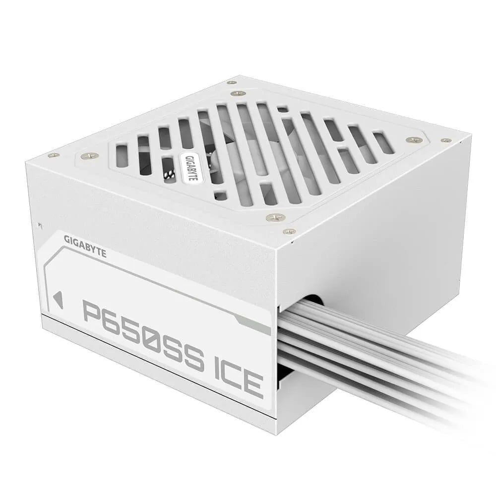 Nguồn Máy Tính GIGABYTE P650SS ICE 650W 80 Plus Silver (Màu Trắng)