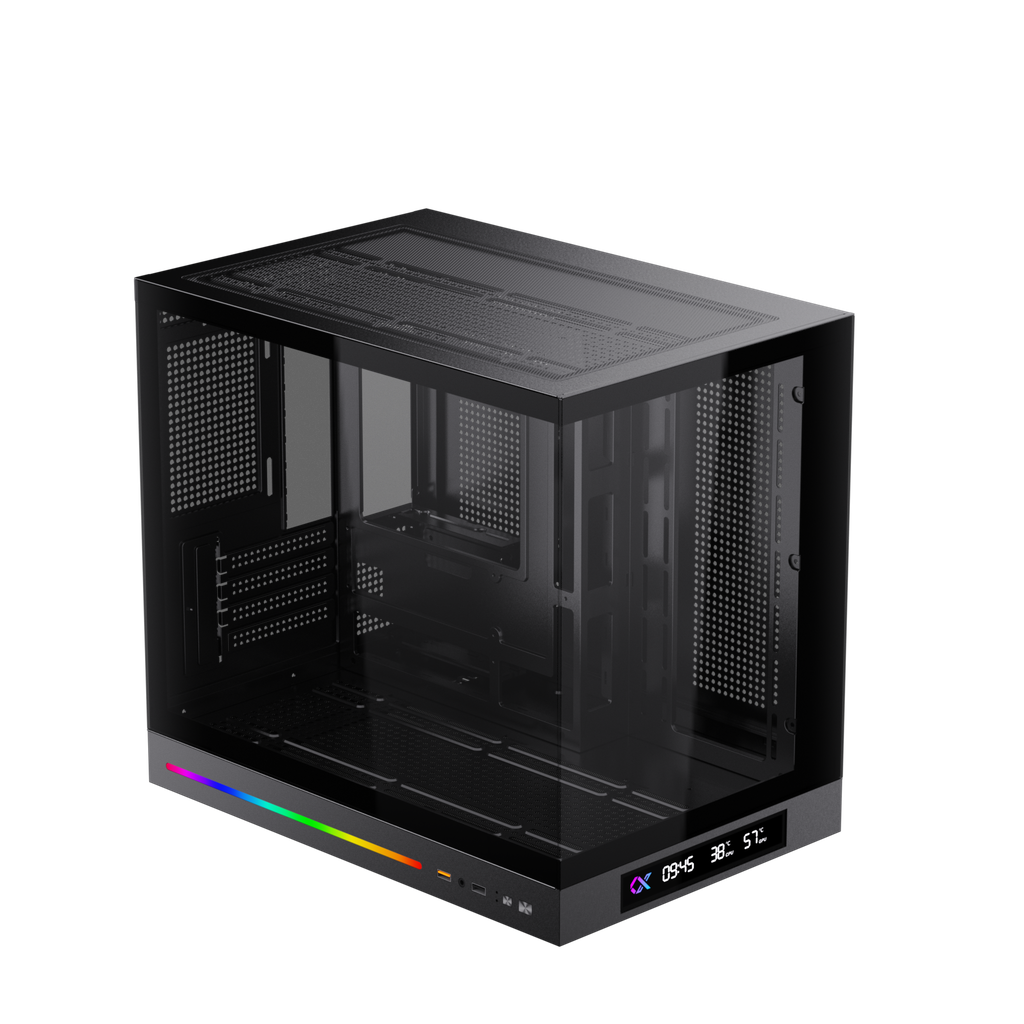 VỎ CASE XIGMATEK CLOUD M  DGT BLACK
