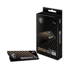 Ổ cứng SSD MSI SPATIUM M470 PRO PCIe 4.0 NVMe M.2 1TB (Đọc 6000 MB/s, Ghi 4500 MB/s)