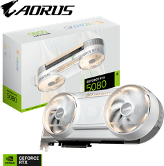VGA Gigabyte RTX AORUS GeForce RTX™ 5080 INFINITY WOOD 16G White
