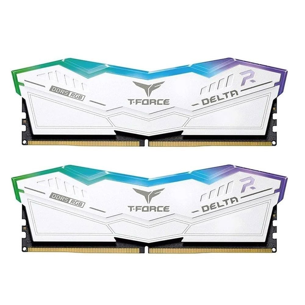 RAM TeamGroup T Force Delta RGB 32GB (2x16GB) DDR5 6000Mhz White