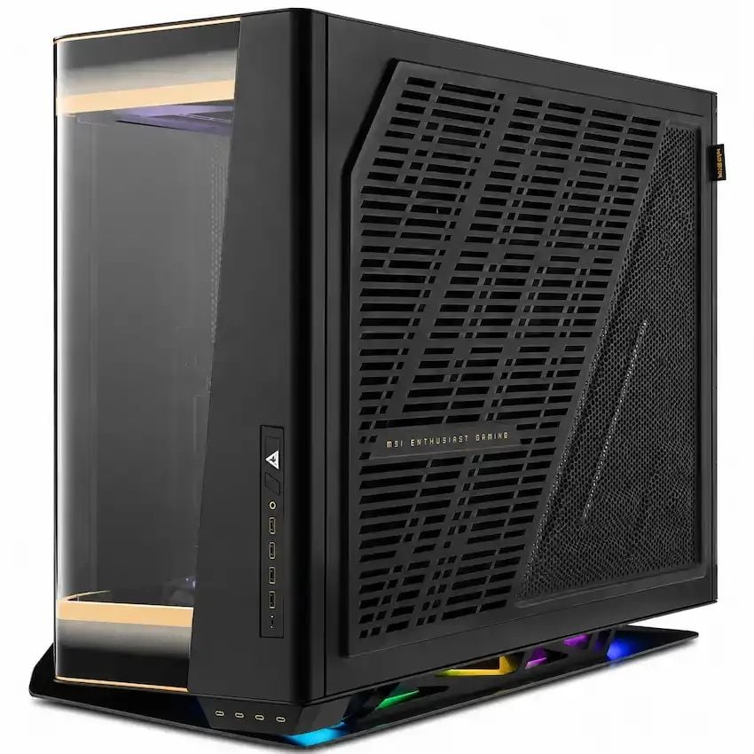 Case MSI MEG MAESTRO 900R (E-ATX / ATX, Full Tower, USB Type C, cáp riser PCIe 5.0, 3Fan, Đen)