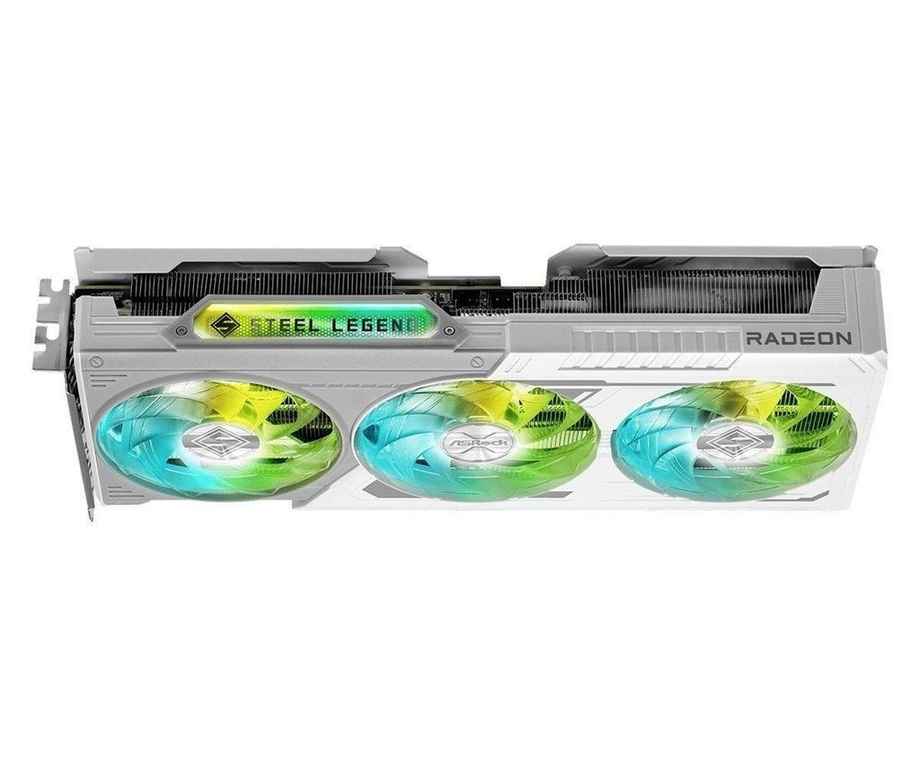 Card màn hình ASRock AMD Radeon RX 9060 XT Steel Legend 16GB OC (RX9060XT SL 16GO)