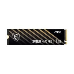 Ổ cứng SSD MSI SPATIUM M470 PRO PCIe 4.0 NVMe M.2 1TB (Đọc 6000 MB/s, Ghi 4500 MB/s)