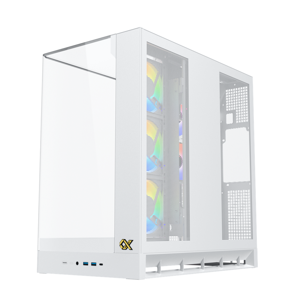 Thùng máy Xigmatek Pano II ATX (Không Kèm Fan) - White ( BFT  , ATX )