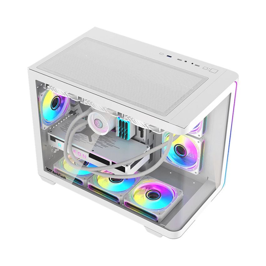 Vỏ Case DARKFLASH L285M (Full M-ATX) Black / White