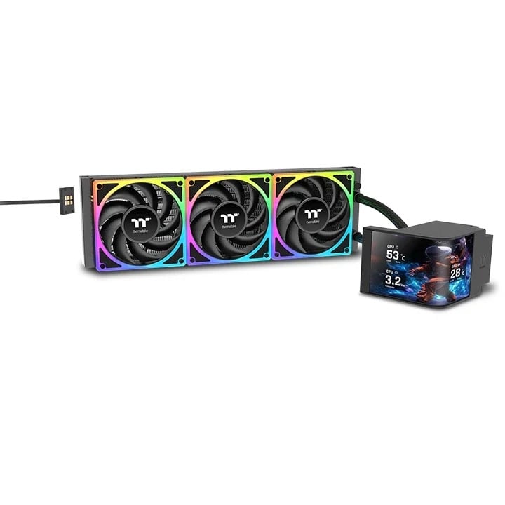 Tản nhiệt nước CPU Thermaltake MAG Curve 360 Ultra ARGB Sync | 360mm, ARGB Sync, Đen