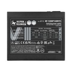 Nguồn máy tính Super Flower LEADEX VIII Platinum PRO 1200W ATX 3.1 Black SF-1200F14SP(T)  Cybenetics Platinum