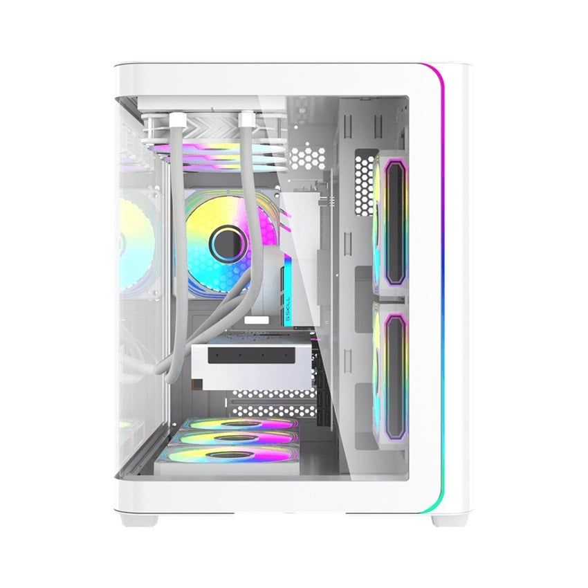 Vỏ Case DARKFLASH L285M (Full M-ATX) Black / White