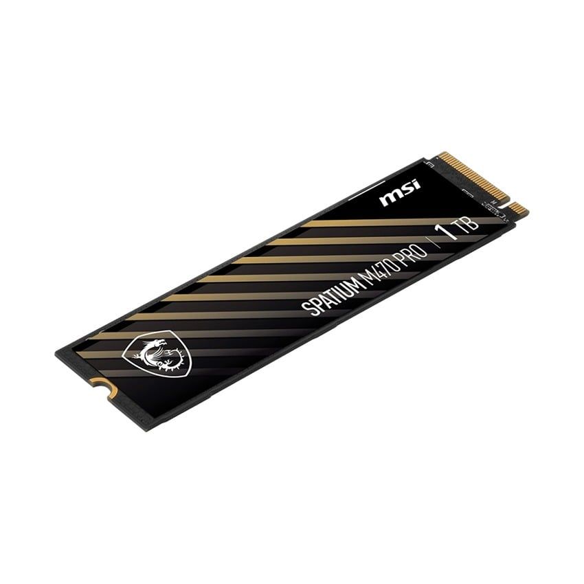 Ổ cứng SSD MSI SPATIUM M470 PRO PCIe 4.0 NVMe M.2 1TB (Đọc 6000 MB/s, Ghi 4500 MB/s)