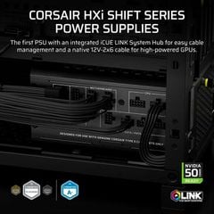 Nguồn máy tính Corsair HX1200i SHIFT 1200W 80 Plus Platinum ATX12V V3.1
