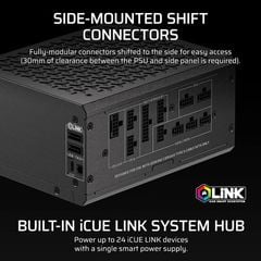 Nguồn máy tính Corsair HX1200i SHIFT 1200W 80 Plus Platinum ATX12V V3.1