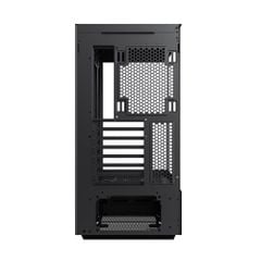 Thùng máy Case Leopard AC-02 | Đen, kính cong, LCD