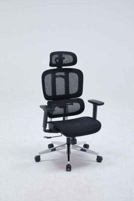 Ghế công thái học ergonomic WARRIOR – Hero series – WEC509 Pro Black