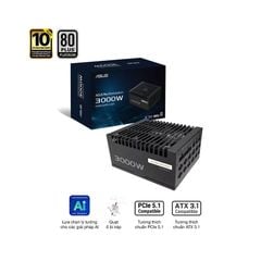 Nguồn ASUS PRO WORKSTATION 3000P - 3000W (80+ Platinum/ATX3.1/Full Modular)