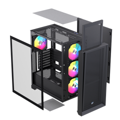 CASE EINAREX PULSE P600 RGB BLACK / WHITE
