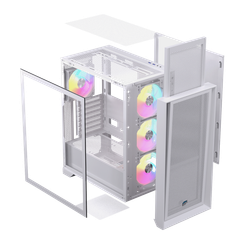 CASE EINAREX PULSE P600 RGB BLACK / WHITE