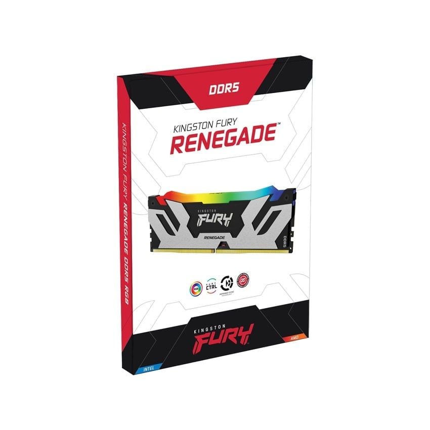 RAM Kingston Fury Renegade RGB XMP (KF560C32RSAK2-96) 96GB (2x48GB) - DDR5 6000MHz CL32