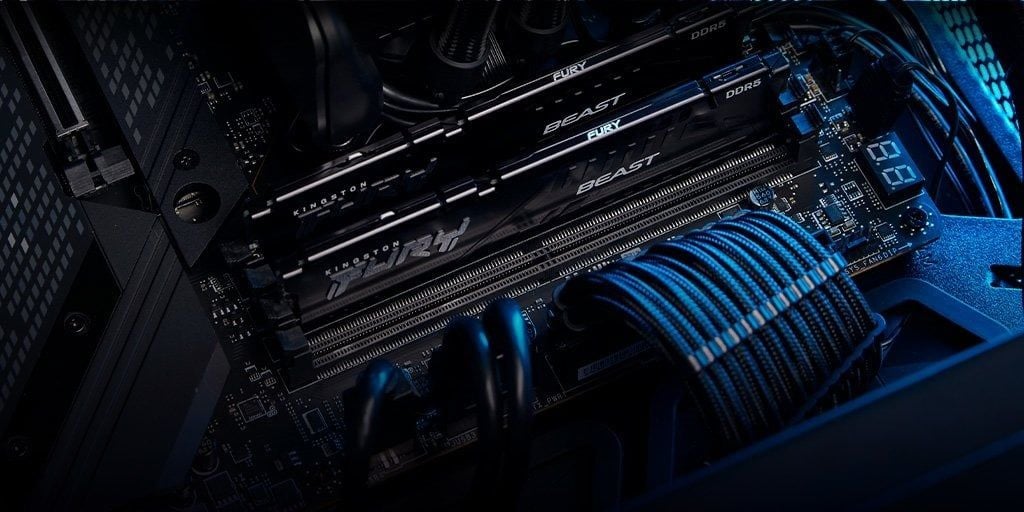 Ram PC Kingston Fury Beast 64GB 5200MHz DDR5 (2x32GB) 2ND BH 6T