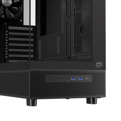 CASE  EINAREX S500 CORE BLACK / WHITE ( ATX , Rad 360mm )