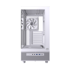 CASE  EINAREX S500 CORE BLACK / WHITE ( ATX , Rad 360mm )