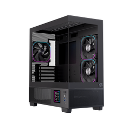 CASE EINAREX SM501D RGB  BLACK / WHITE - Sẵn 3 FAN