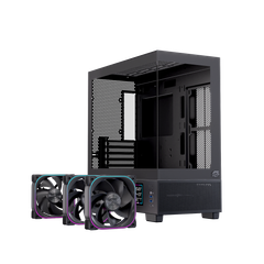 CASE EINAREX SM501D RGB  BLACK / WHITE - Sẵn 3 FAN