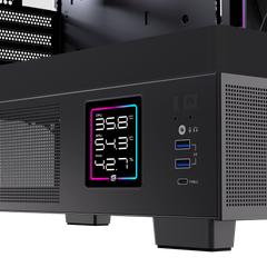 CASE EINAREX SM501D RGB  BLACK / WHITE - Sẵn 3 FAN