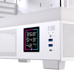 CASE EINAREX SM501D RGB  BLACK / WHITE - Sẵn 3 FAN