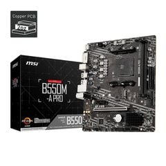 Mainboard MSI B550M A PRO | AM4, mATX, 2 khe DDR4