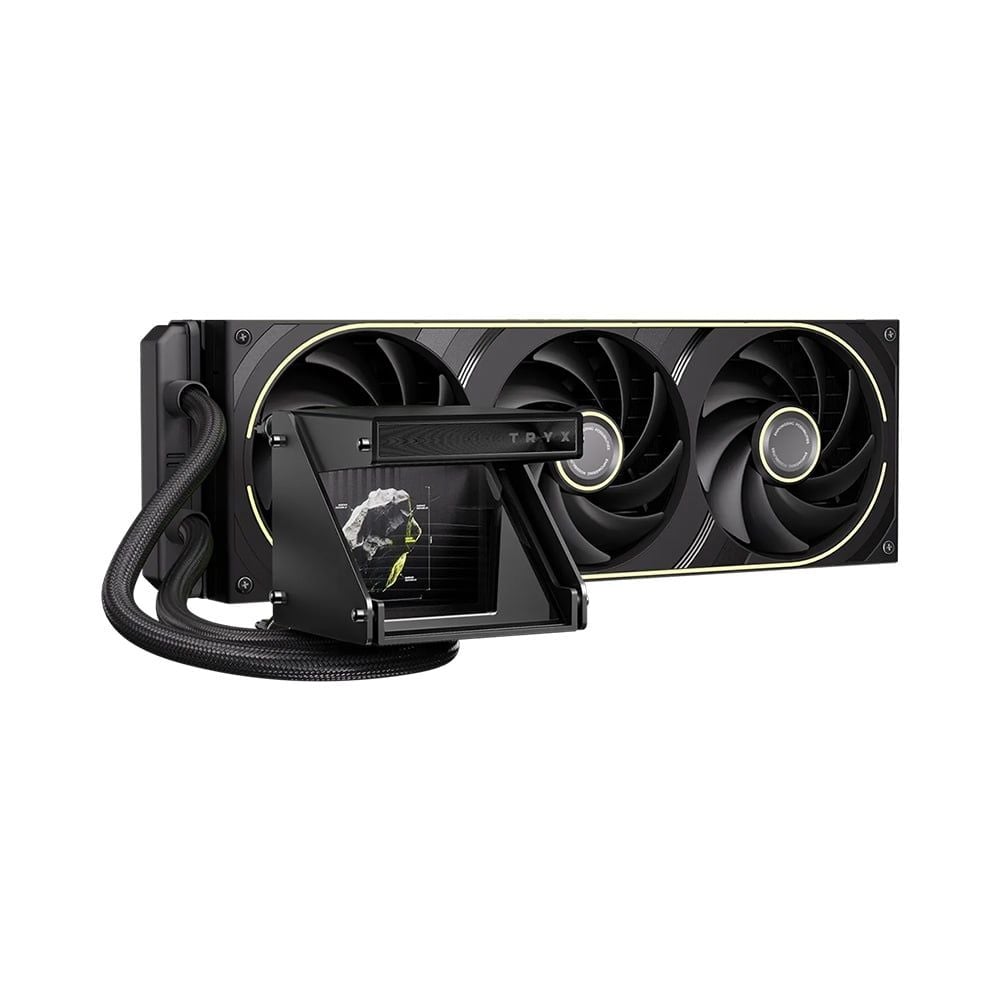 Tản nhiệt nước AIO TRYX HOLO ARGB 360 Black ( Tản BH 72T , màn hình 24T ) Chính hãng VN