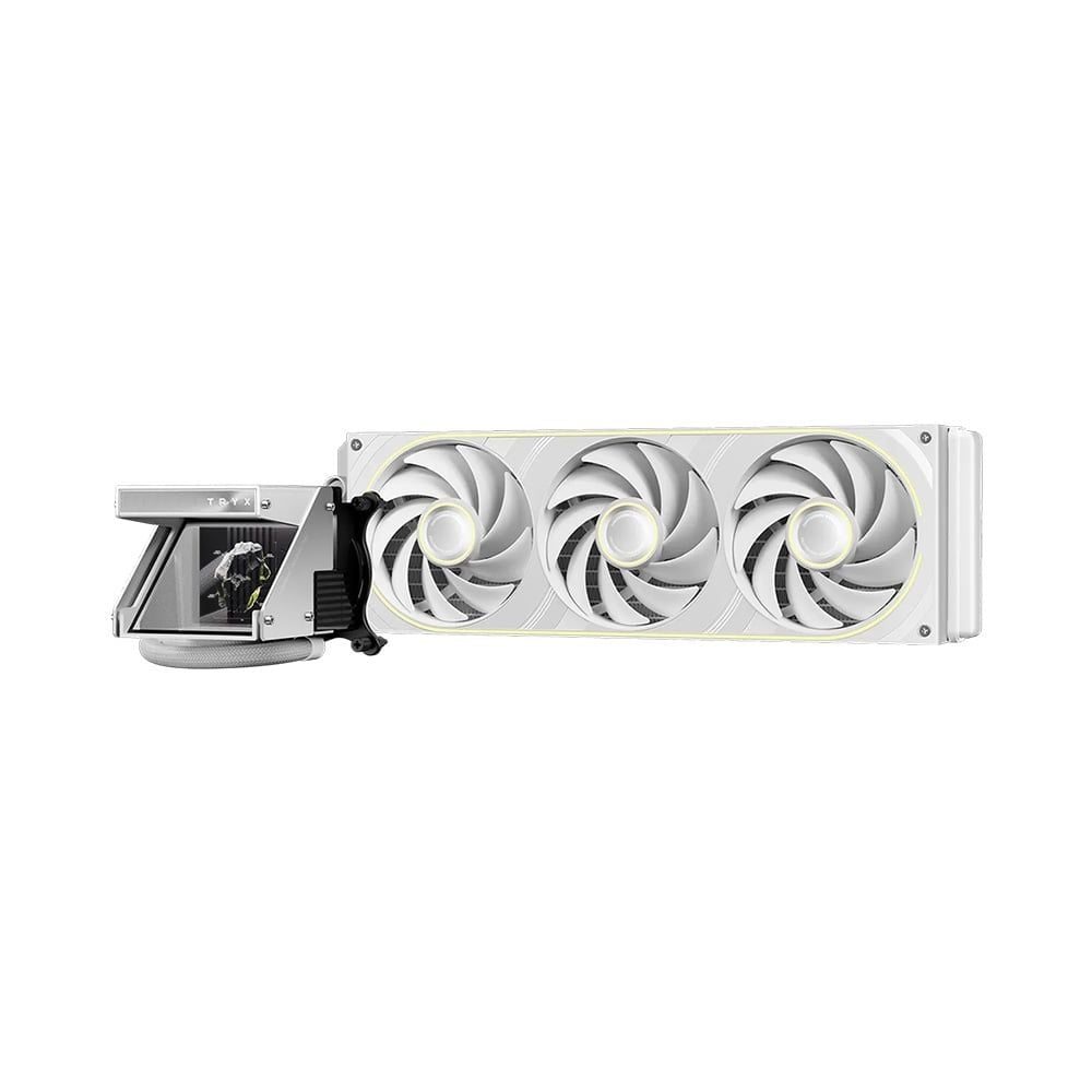 Tản nhiệt nước AIO TRYX HOLO ARGB 360 White ( Tản BH 72T , màn hình 24T ) Chính hãng VN