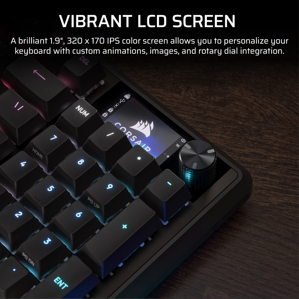 Bàn phím Corsair VANGUARD 96-MLX Quantum-BLK-RGB