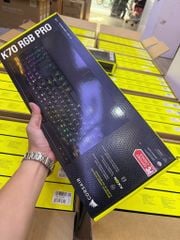 Bàn phím cơ Corsair K70 PRO BLK RGB MX SILENT ( CH-9109413-NA )