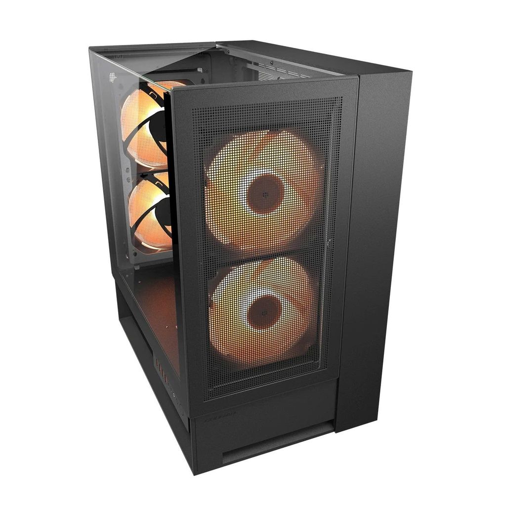 Vỏ case  Cougar OmnyX Mid Tower ATX Computer Case - Sẵn 4 fan 140cm