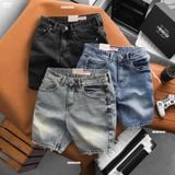  Quần short jean HEBOZ rawcut straight S30 - 00003250 