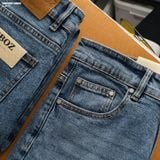  Quần jean Heboz dáng slim trơn D41 - 00003267 