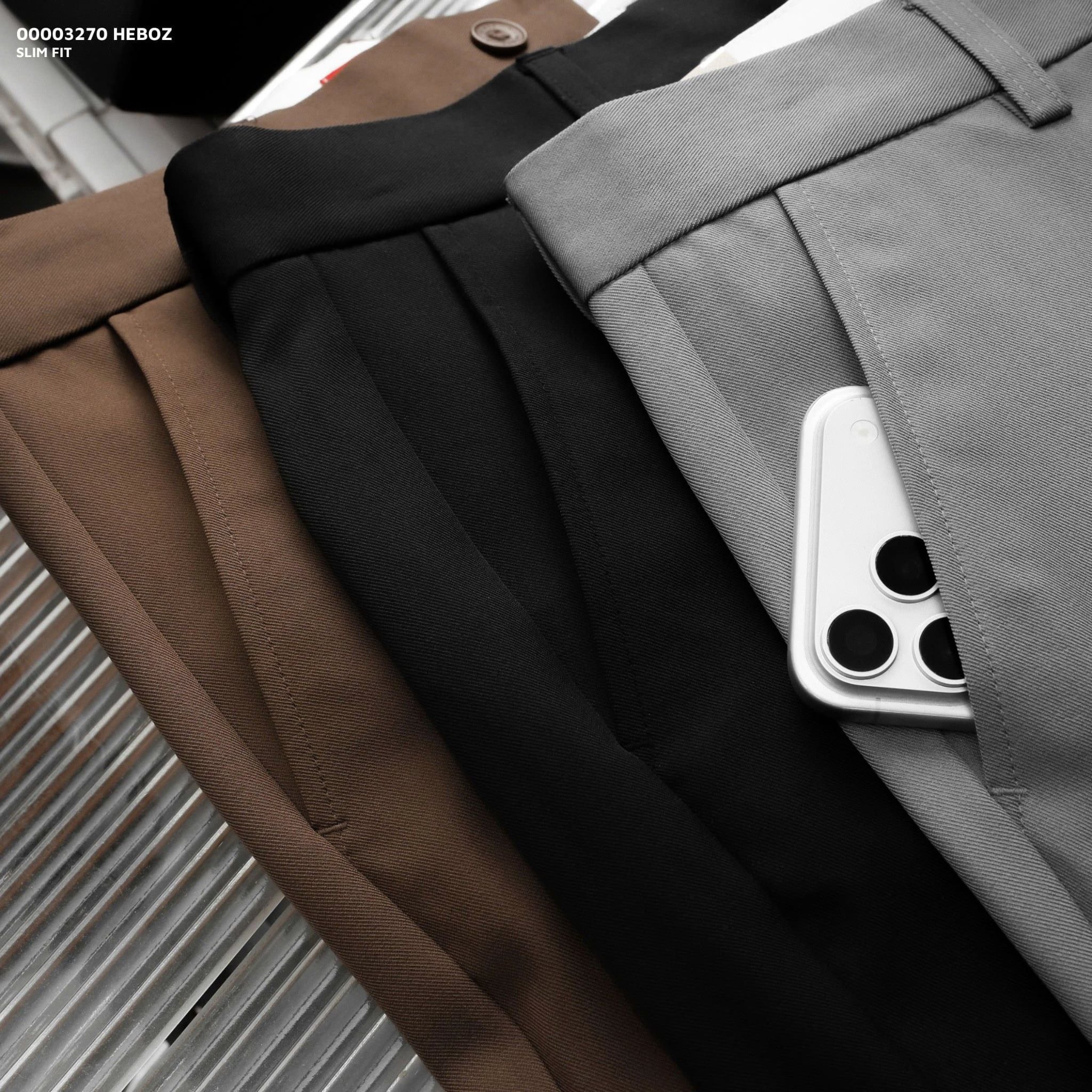  Quần tây Heboz comfort slim fit 3M-00003270 