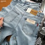  Quần jean Heboz slim ripped D200 - 00003282 