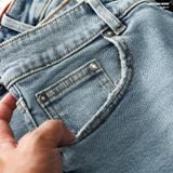  Quần jean Heboz slim ripped D200 - 00003282 