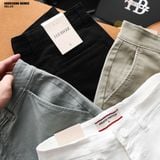  Quần short Heboz kaki basic slim 4M - 00003286 